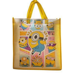 Minions‎ Reusable Tote Bag Apprx 12” x 13” x 6.5” Nickelodeon Bag Gift Bags